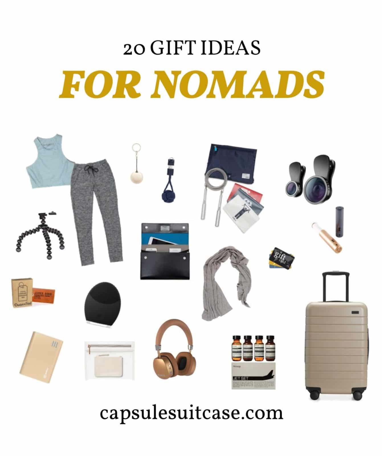 nomad travel gift guide