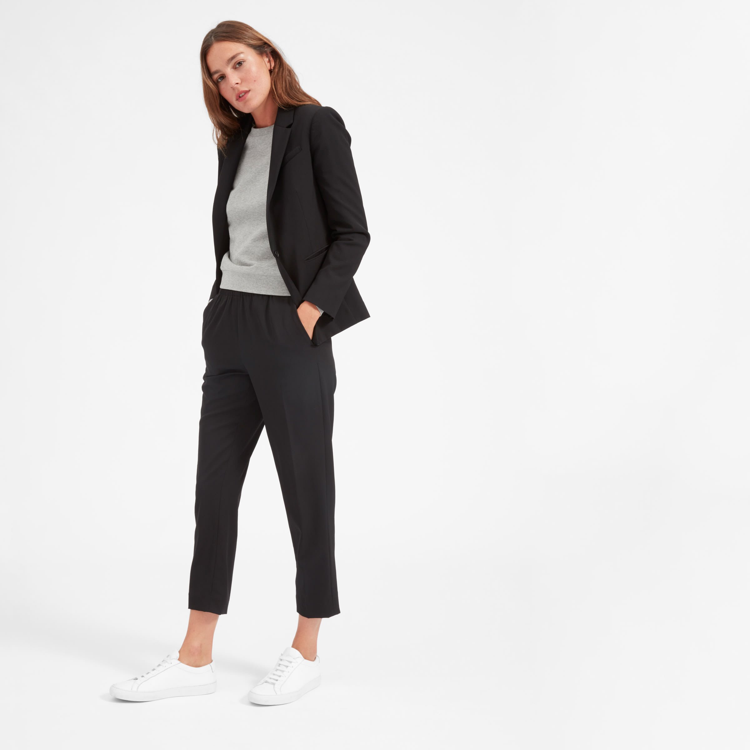 Everlane travel-friendly suits creaseless
